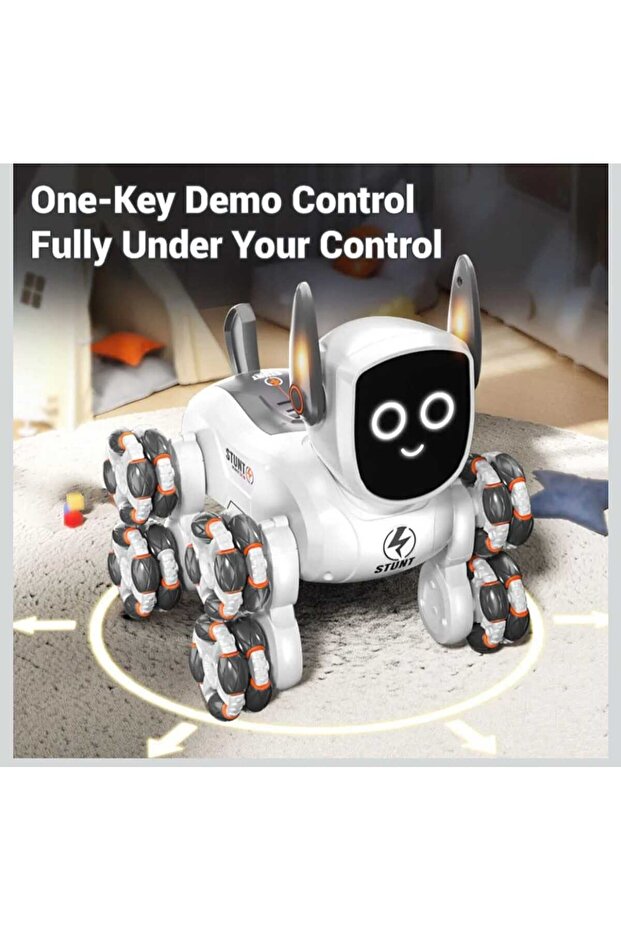 8 Wheel Multi Functional RC Dog - 1