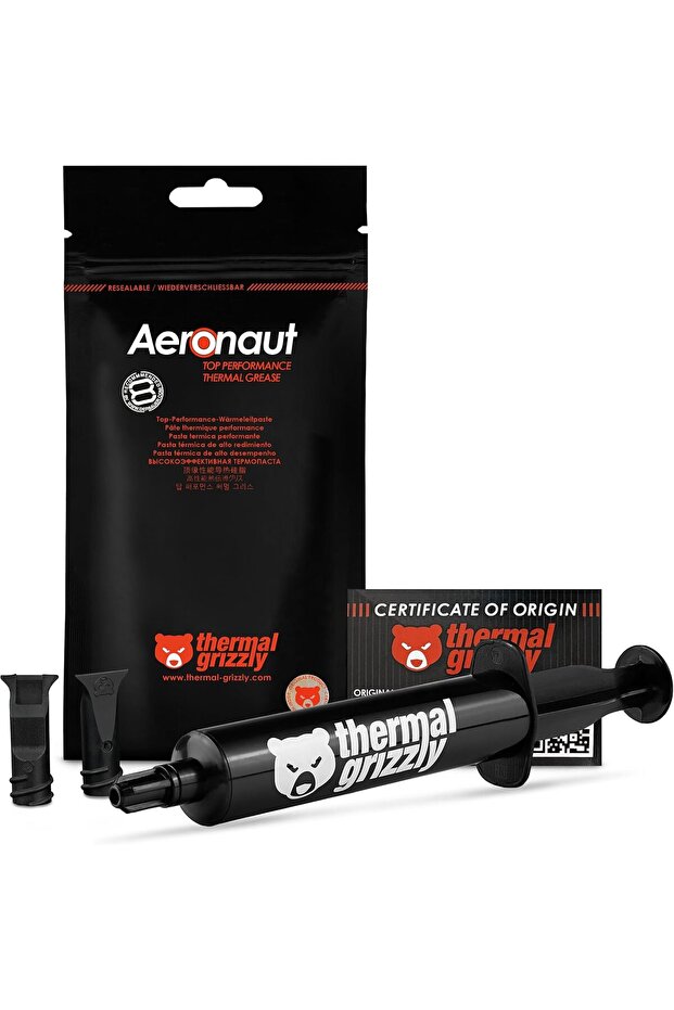 - Aeronaut - thermal paste - cooling and mute heatsink connection for all CPU and graphics card coolers (26 Gram / 10 ml)
