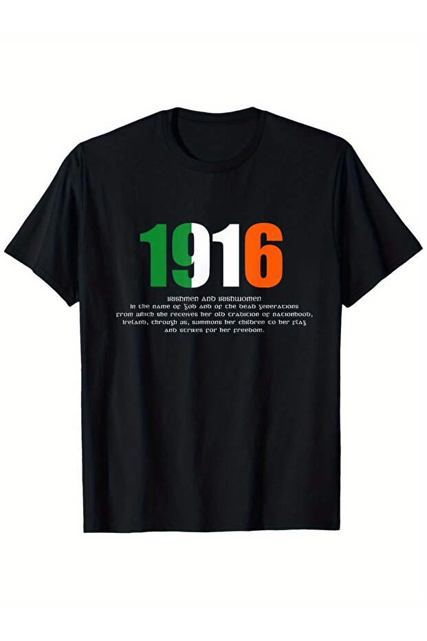 تي شيرت بتصميم ثورة ودعاية أيرلندا عام 1916