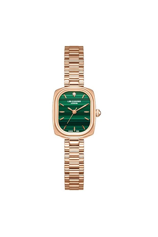 Women's 3H Dark Green Malachite Dial Watch - LC08347.470