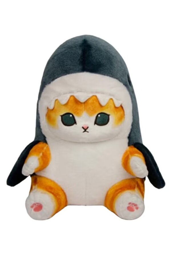 Fin The Shark Cat Plushie – 30 cm