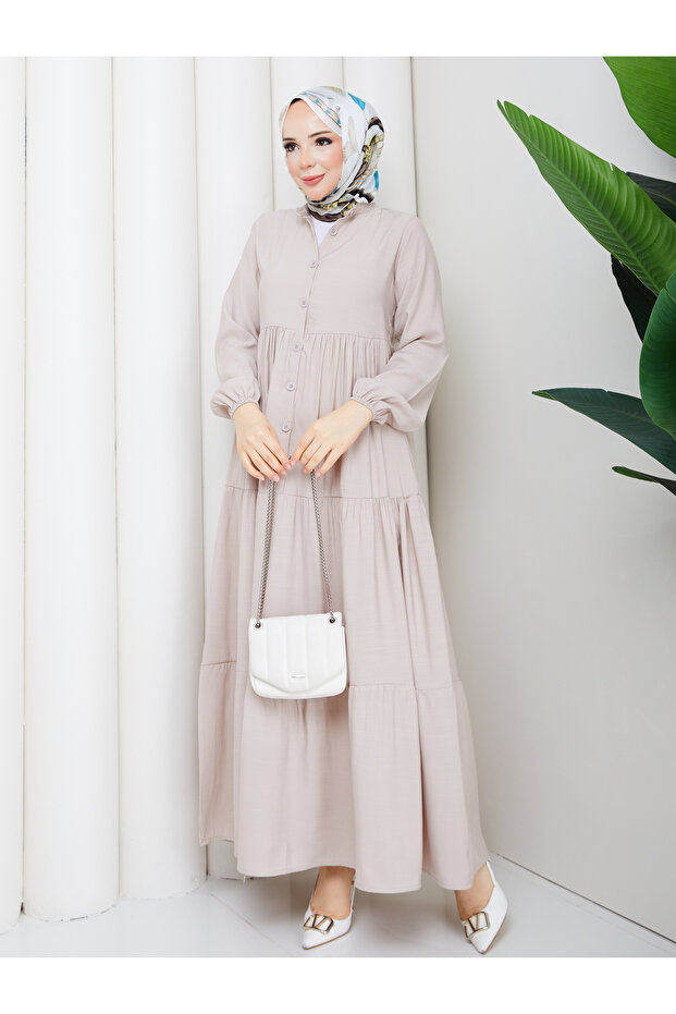 Women's Front Buttoned Modal Dress