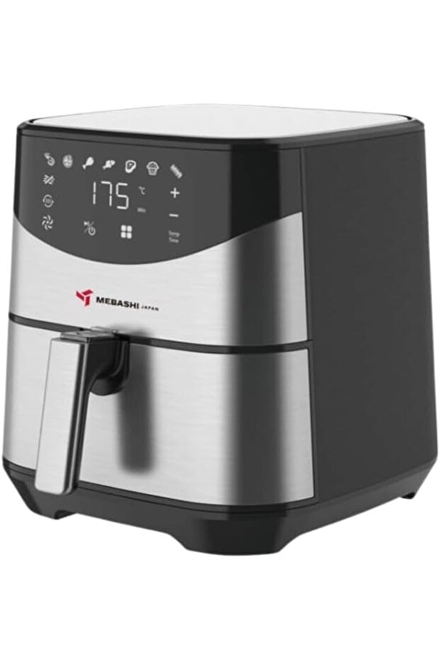 Air Fryer LED Display, 1700W 5.5L Capacity, Air Fryer Stainless Steel, 9 Pre-Set Cooking Programs, High Speed Air Circulation Technology (ME-AF978)