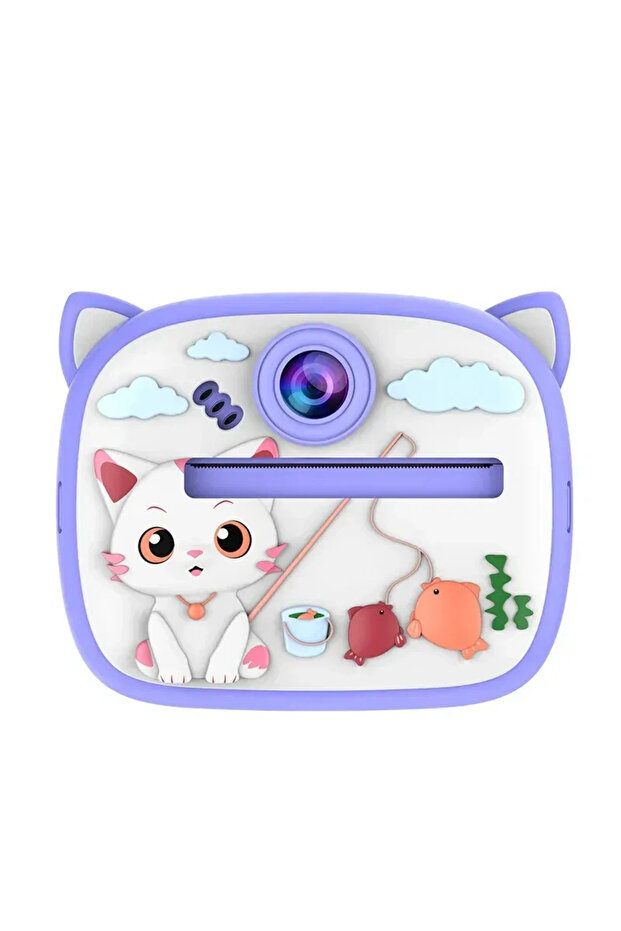 Kids Moments: Cat-Themed Instant Print Digital Camera