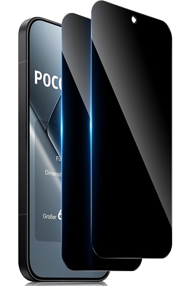 واقي شاشة ماتي جوست متوافق مع POCO X8 Pro 5G، زجاج نانو بصلابة 9H، زجاج نانو واقي