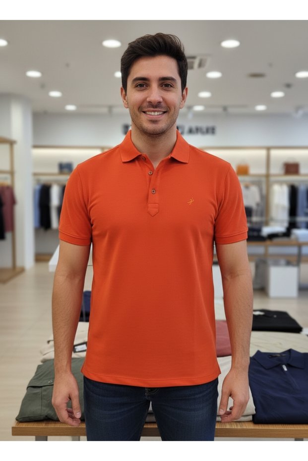 POLO YAKA PAMUKLU TSHİRT