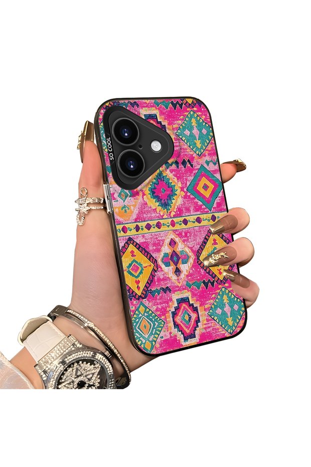 حافظة حماية للعدسات من السيليكون الصلب أكريليك درجة متوافقة مع هاتف iPhone 16 Plus