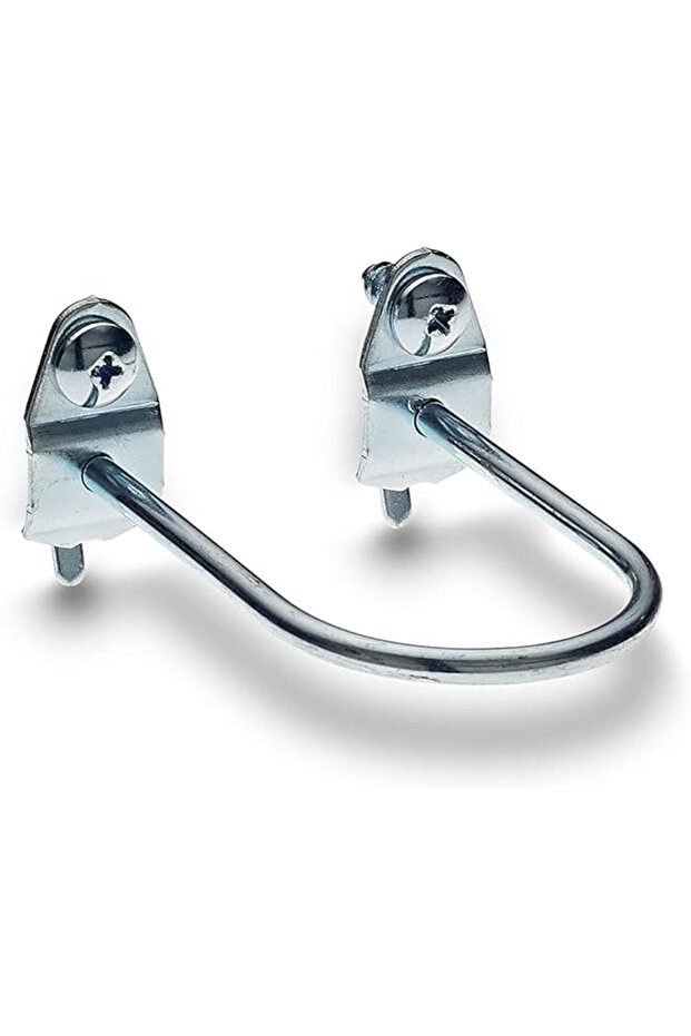 DuraHook 2-7/8-Inch L, 1-3/4-Inch I.D. Zinc Plated Steel Double Mount U-Shape Pegboard Hook