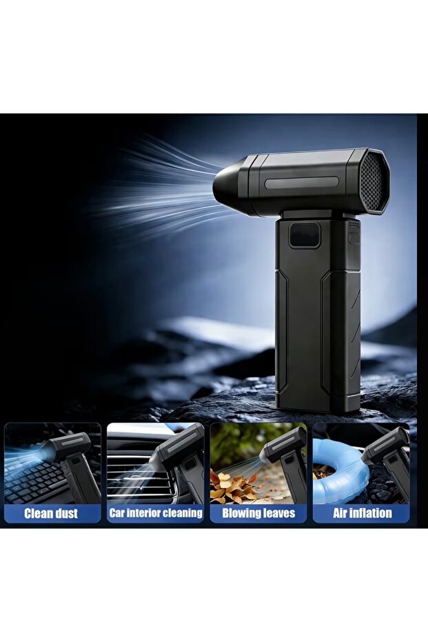 Ultra-Powerful Violent Fan Cordless Electric Air Duster with 3000mAh Rechargeable Battery