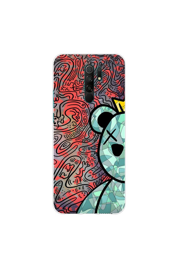 Redmi 9 Compatible Graffiti 12 Design Transparent Case