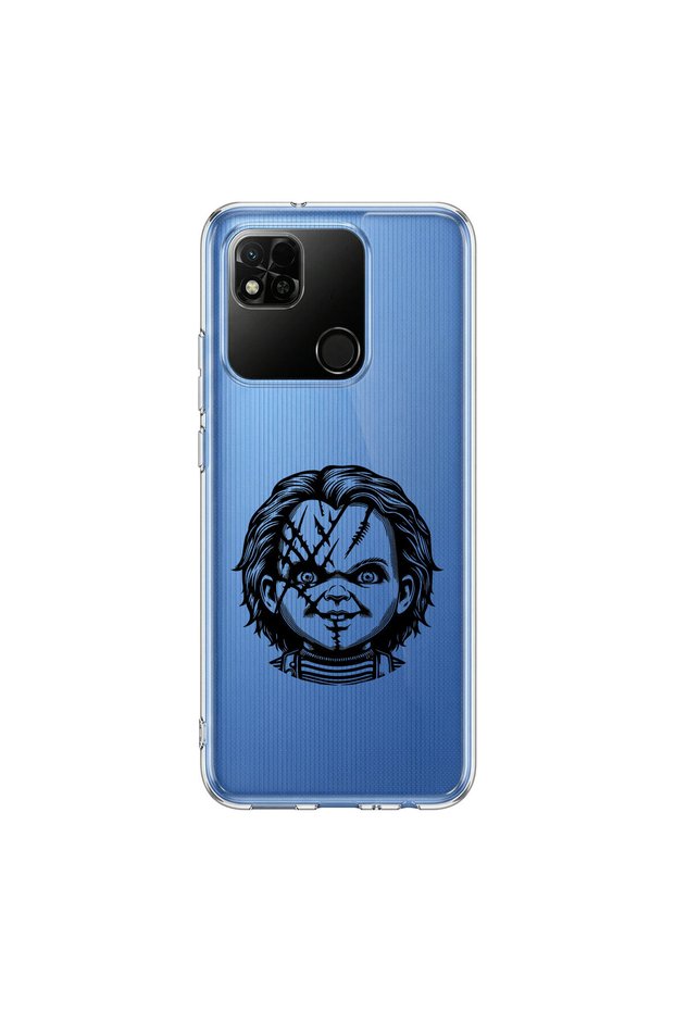Redmi 10A Compatible Horror 4 Design Transparent Case