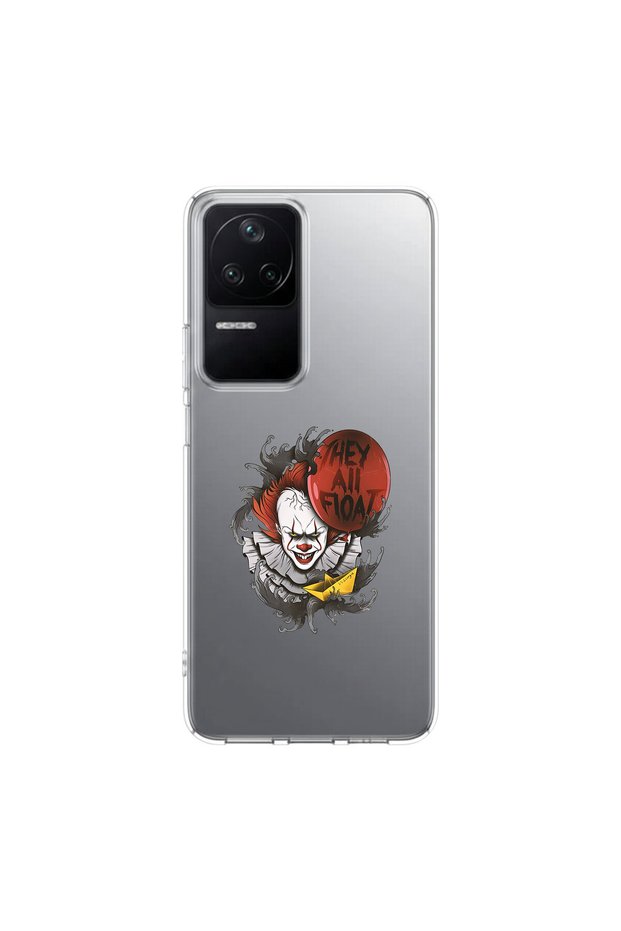 Poco F4 Compatible Horror 1 Design Transparent Case