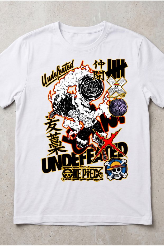 One Piece Luffy Gear 5 Design Standard Fit Anime Unisex T-Shirt