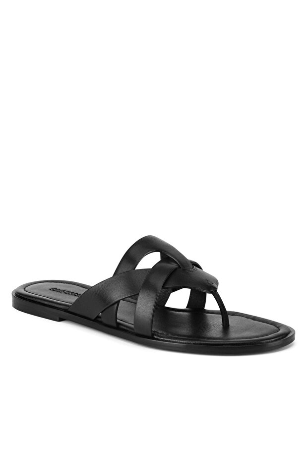 Șlapi de damă ASHLE-118317 Negru - 2