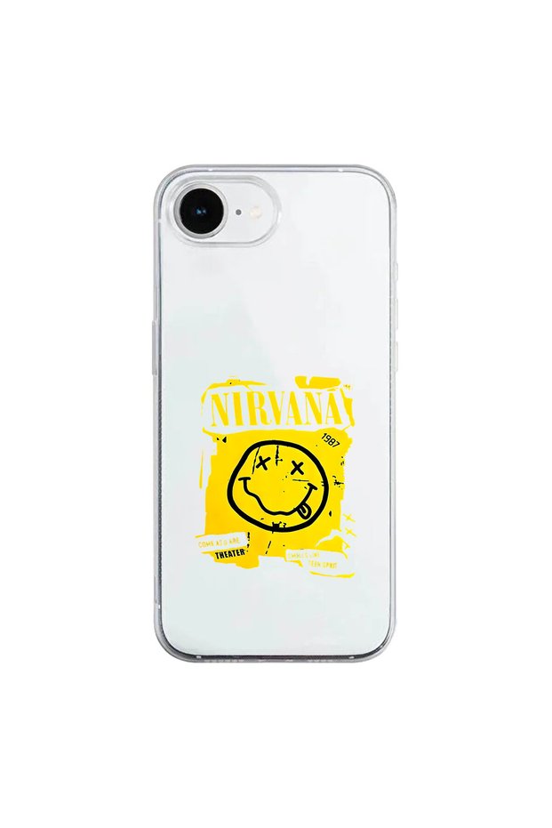 iPhone 16E Compatible Metal 10 Design Transparent Case