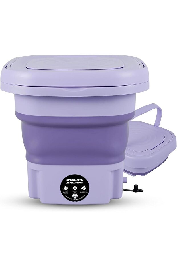 Portable Washing Machine 9L | Foldable Mini Washer & Dryer with 3 Modes Deep Cleaning | Collapsible Small Laundry