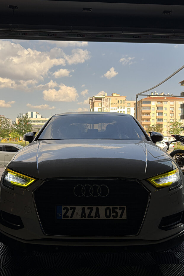 Audi A3 Sedan Compatible Headlight Film Sticker Headlight Design Sticker (Right and Left)