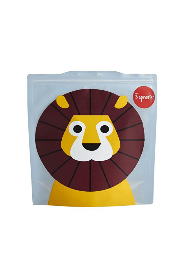 Sandwich Bag - Yellow Lion