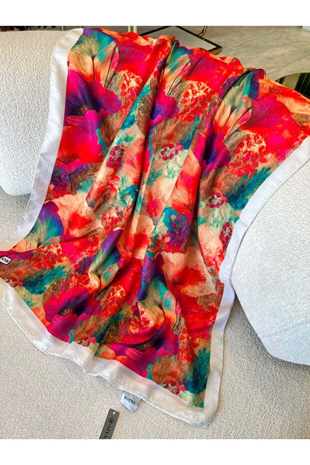 Si̇yane Cotton Shawl Pattern 1 - 1