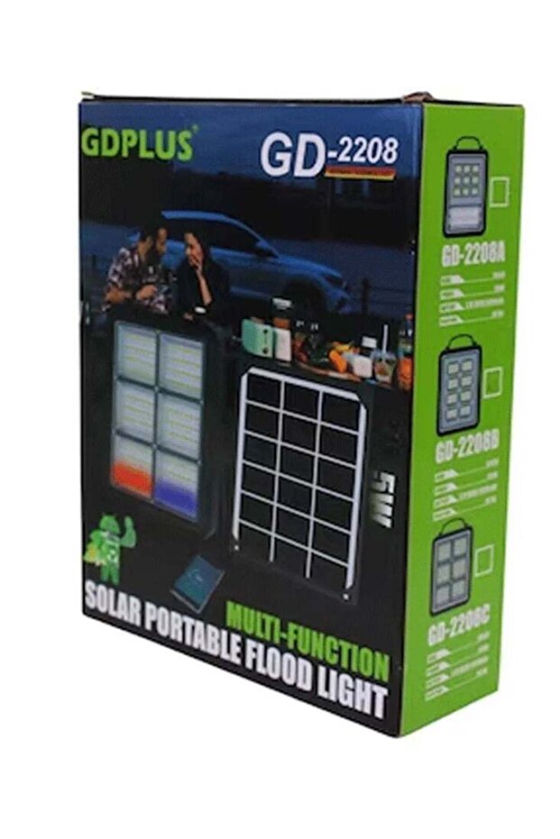 Solar Projector GD Plus 2208 Multi-Function Solar Portable Flood Light
