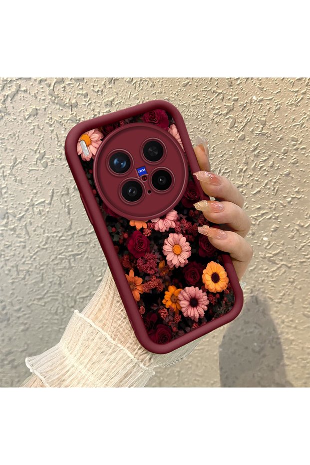Vivo X300 Pro Compatible Fashionable Spring Flower Pattern Case, Scratch-Resistant