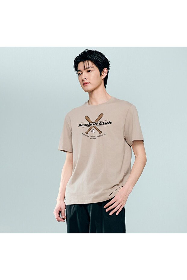 Men Regular Cotton Jersey Print Tee | Online Exclusive