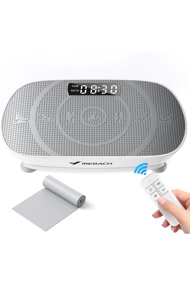 Vibration Plate Exercise Machine, Whole Body Exercise & Fitness Equipment, Bluetooth and Silicone Pedal