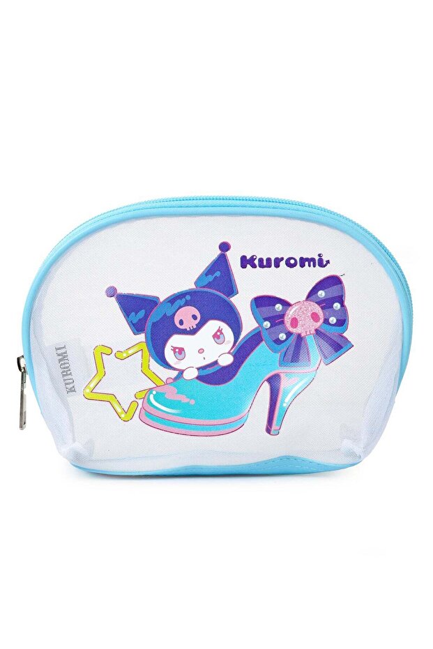 Kuromi Mesh Shell Makeup Bag