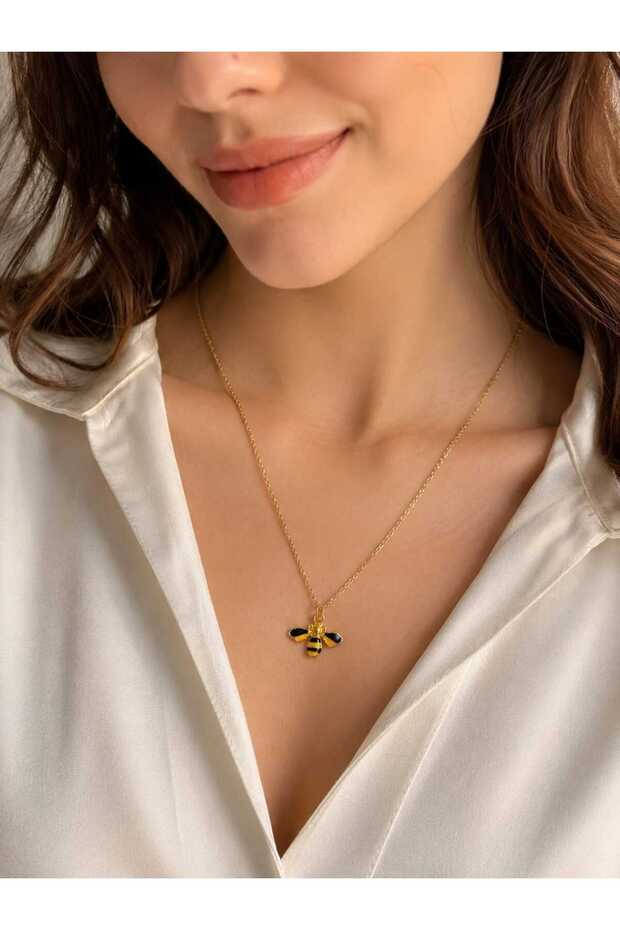 Women's Anti-Tarnish Chain Bee Necklace