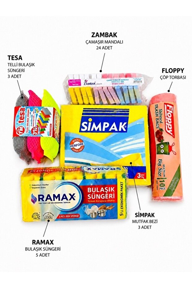 Mega Cleaning Set 5 Pieces