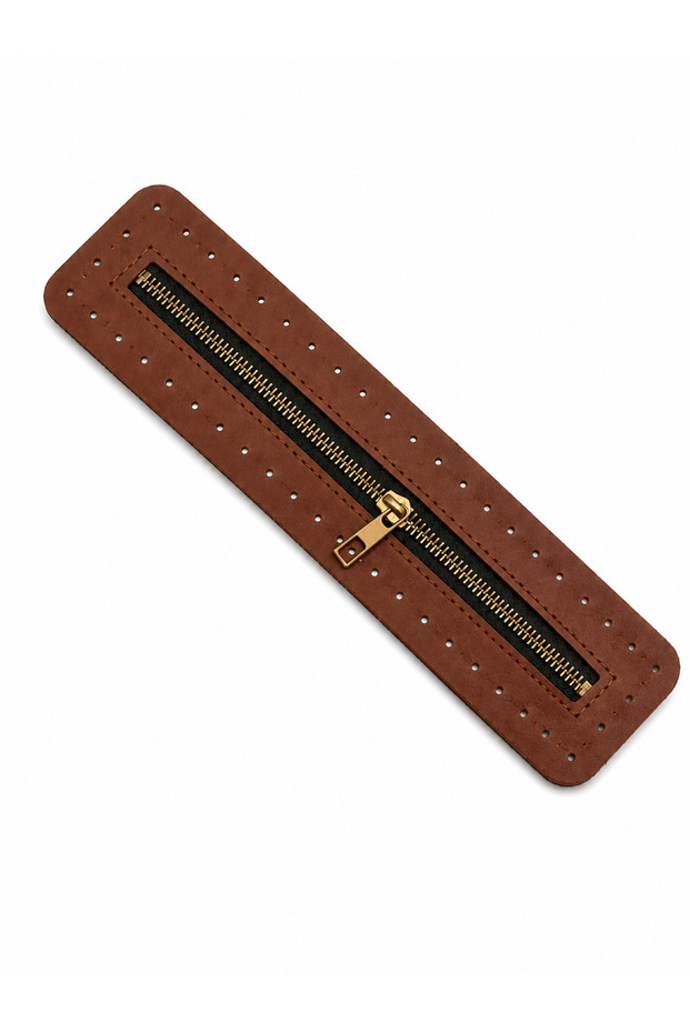 Leather Perforated Bag Zipper -30Cm- Bag Accessory