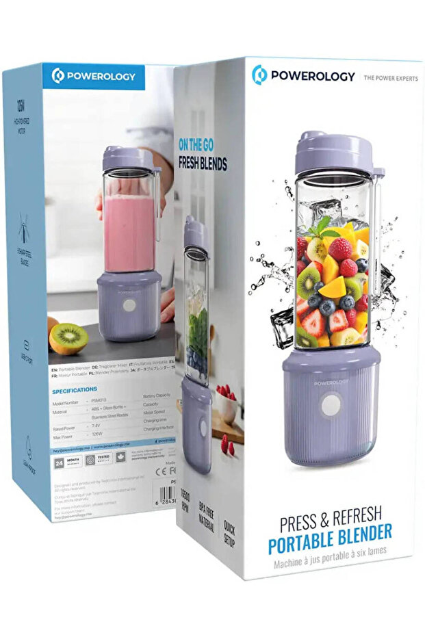 Press & Refresh Portable Blender Lavender