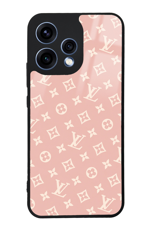 Oppo Reno 15 Pink Lv Design Glossy Phone Case