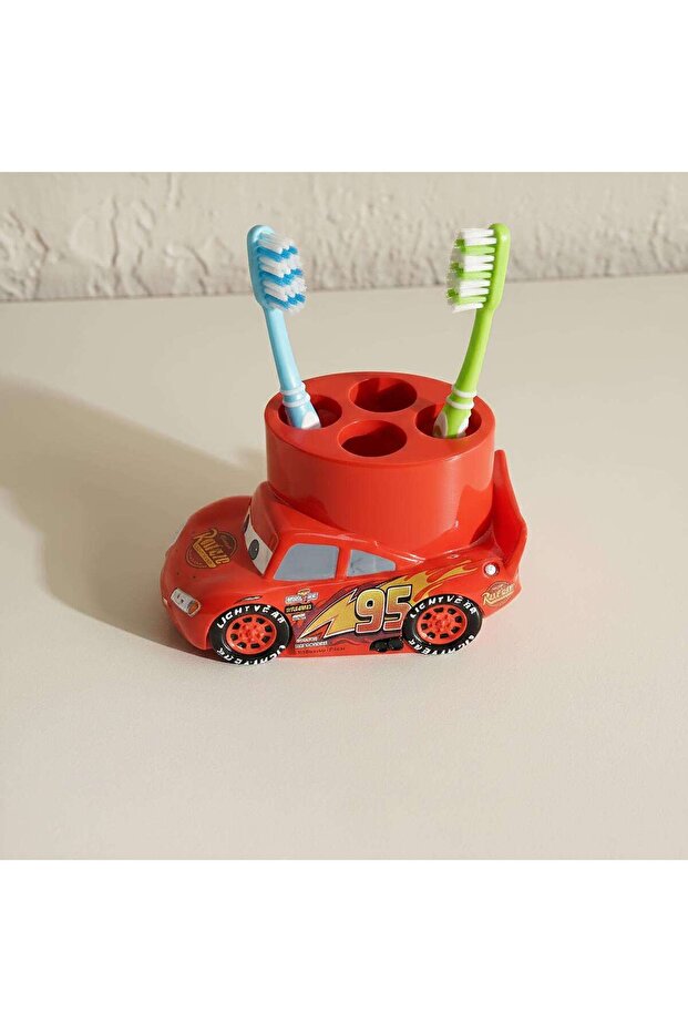 Cars Lightning Mcqueen Toothbrush Holder 20x9.5x10cm - Red