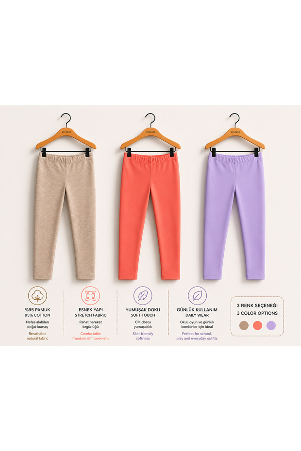 Girl's Cotton Tights