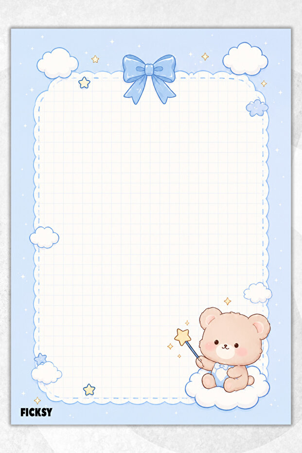 A5 Notepad Checkered Notebook - 50 Sheets - Memopad - Notepad - Notepad - Note Paper - 1