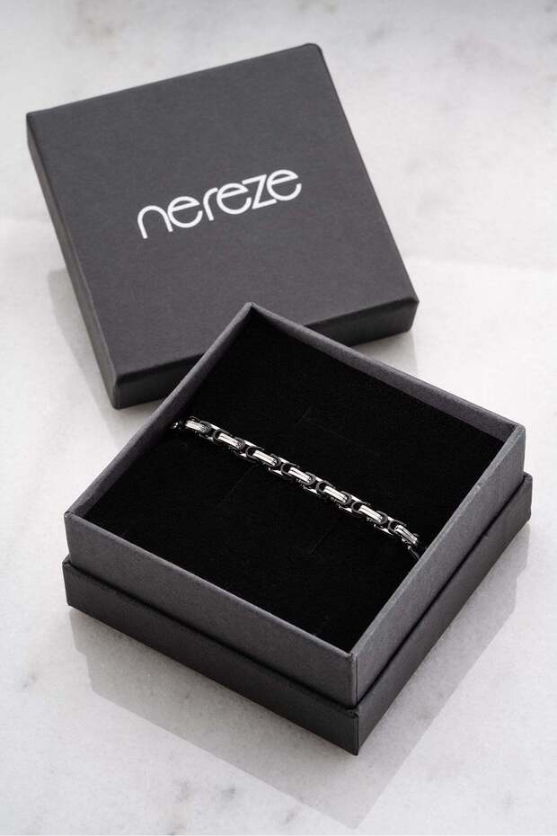 4 mm Thickness King Model Men's Steel Bracelet