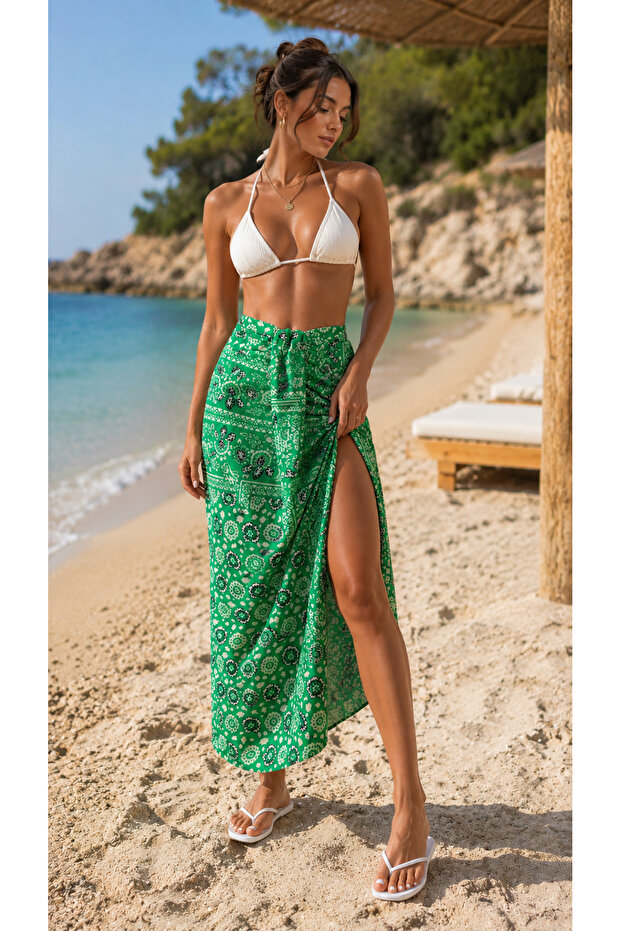 Pareo Model Cotton Skirt