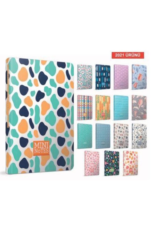 Mini notes flexi hard cover notebook a7 80 yp unlined unruled spiralless
