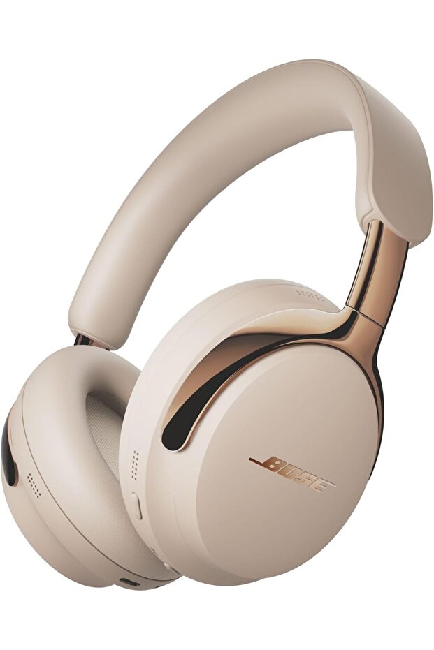 سماعات أذن لاسلكية QuietComfort Ultra مع خاصية إلغاء الضوضاء، الجيل الثاني، بلون الخشب الفاتح