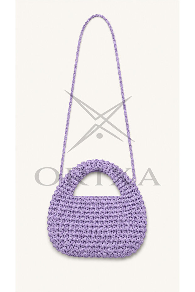 Siena Straw Bag - Hand Knitted Bag - Paper String Bag - Daily Shoulder Bag
