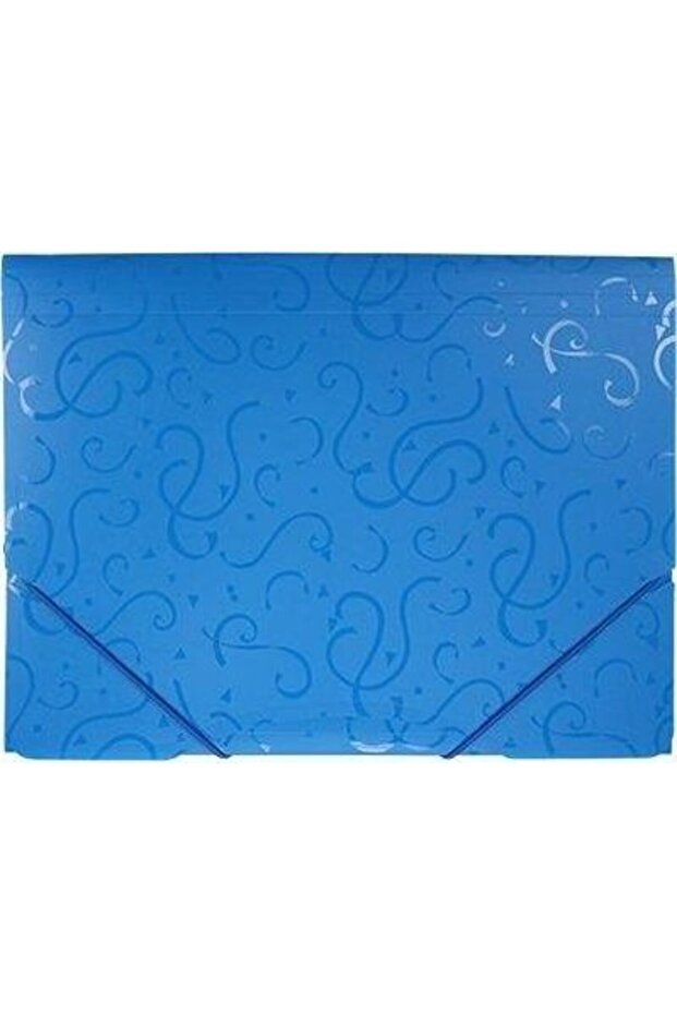 Blocnotes A4 cu benzi elastice, model albastru - 1