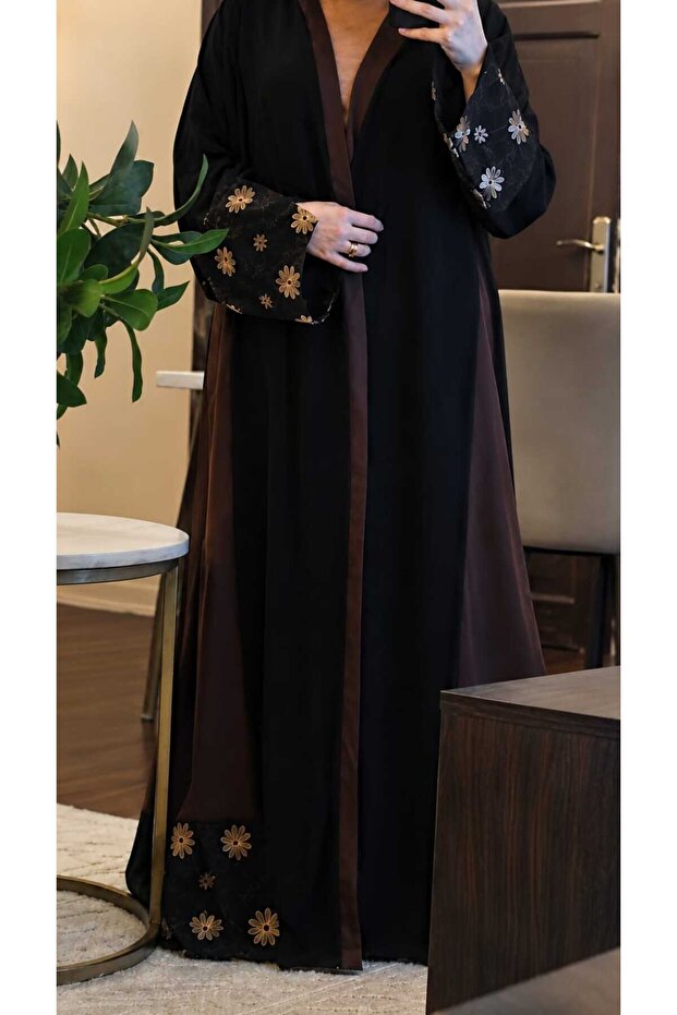 Sunflower Flower Abaya - 1