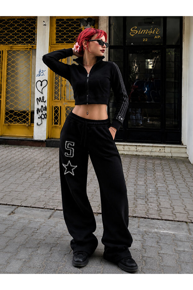 Y2K Trend Streetwear Bottom and Top Set