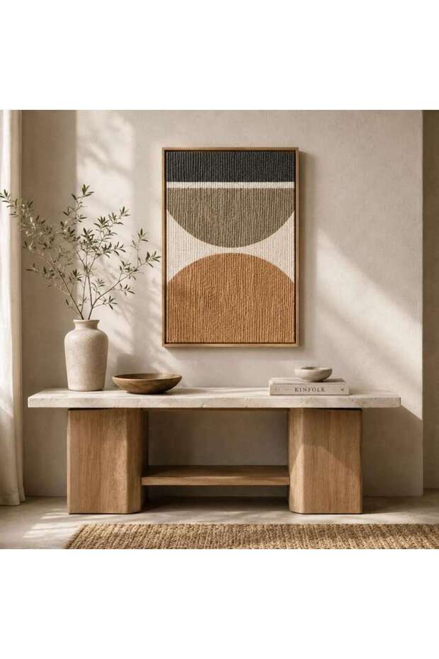 Kramer Handcrafted Wall Art 60x90cm - Natural