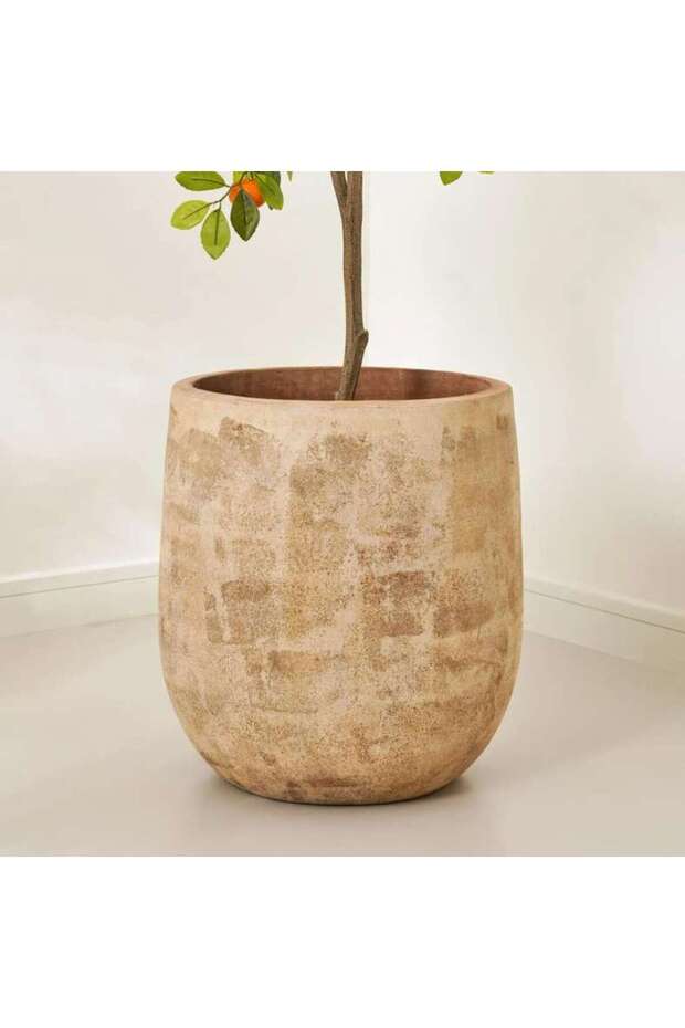 Delilah Terracotta Planter 47x53cm- Brown