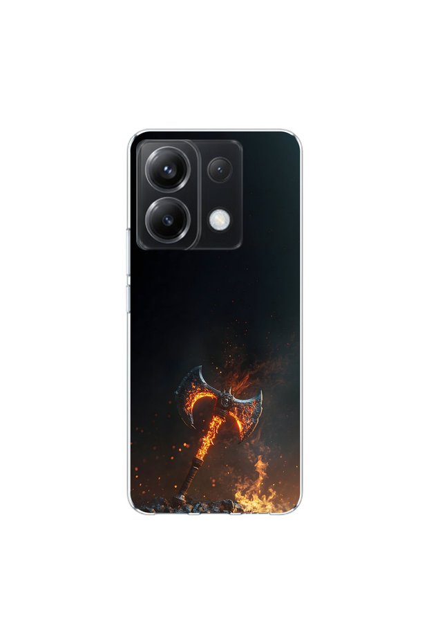 Poco X6 Compatible Savaş 1 Design Transparent Case