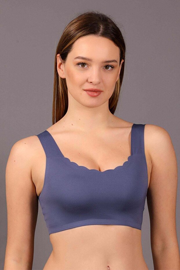 New Bra Without Support Ghost Bralet Bra Anthracite