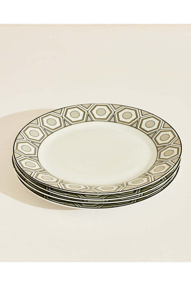 Assorted Geomatirc Dinner Set (20 Piece) - 5