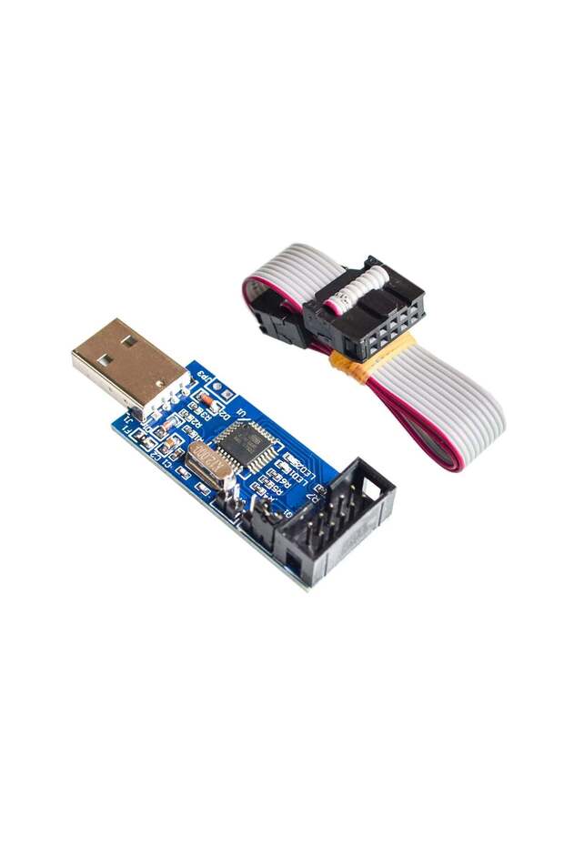 1C6 SBASP USBISP AVR Programmer USB ISP ATMEGA8 atmega128 support WIN7 64K with 60cm cable